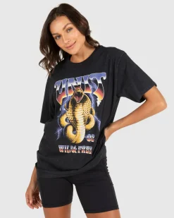 Unit Clothing UNISEX TEES - RUMBLE VINTAGE BLACK Fashion