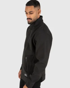 Unit Clothing UNIT Mens Factor Jacket (Soft Shell) BLACK Store