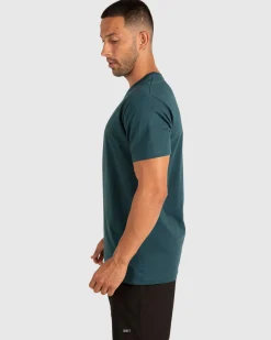Unit Clothing UNIT Central Mens T-Shirt DK TEAL Best