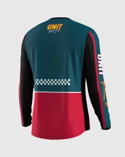 Unit Clothing UNIT Dash Youth Riding Jersey DARK RED Shop