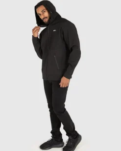 Unit Clothing UNIT Decade Hooded Jacket (Soft Shell) BLACK Fashion