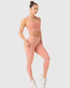 Unit Clothing UNIT Energy Ladies Active Leggings DUSTY ROSE Best