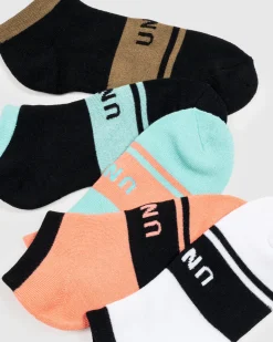 Unit Clothing UNIT Equip No Show Bamboo Socks - 5 Pack MULTI Shop