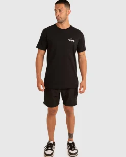 Unit Clothing UNIT Flare Mens T-Shirt BLACK Cheap