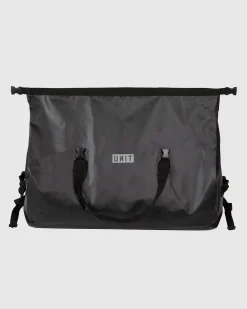 Unit Clothing UNIT Large Waterproof Duffle Bag - Summit BLACK Cheap