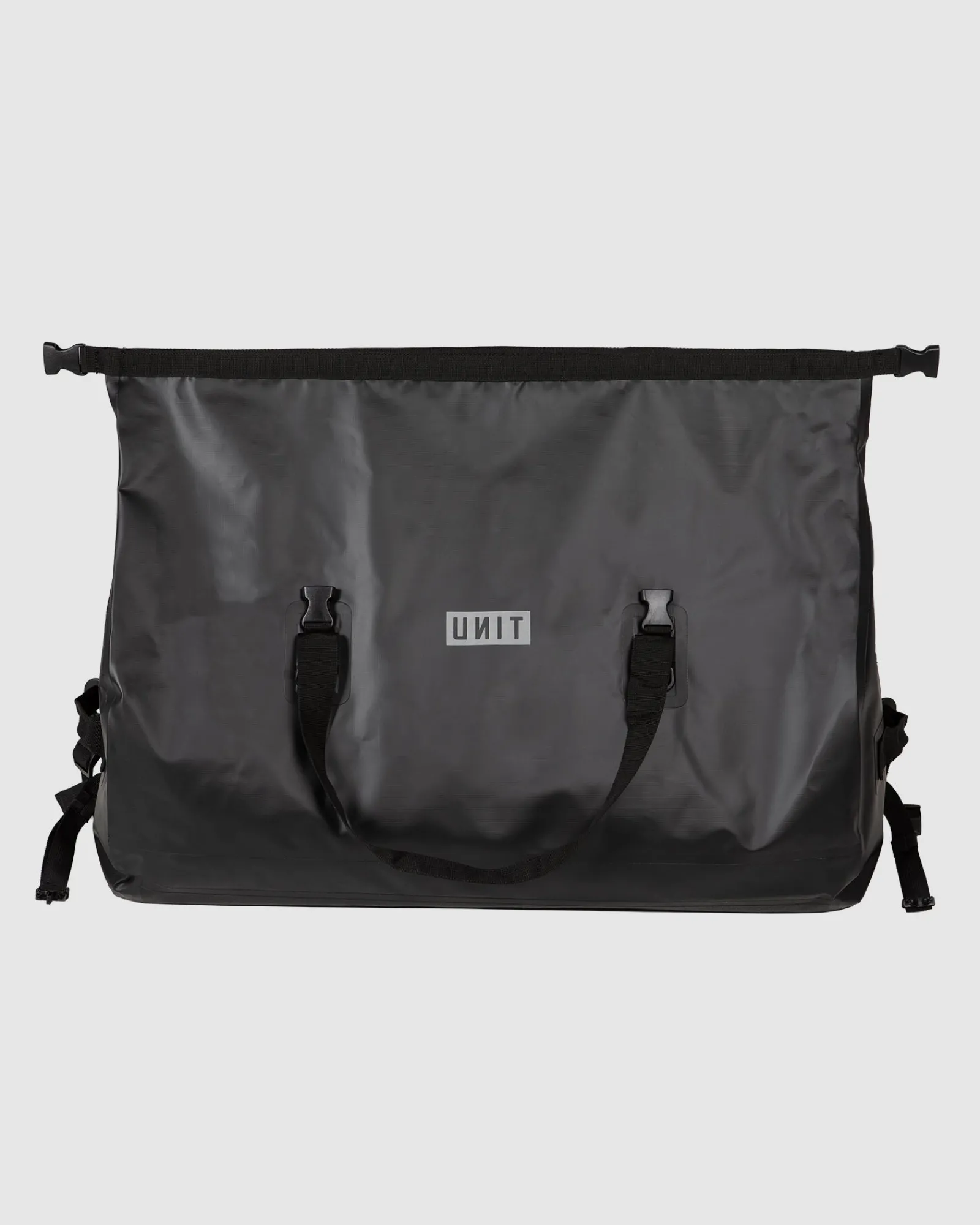 Unit Clothing UNIT Large Waterproof Duffle Bag - Summit BLACK Cheap