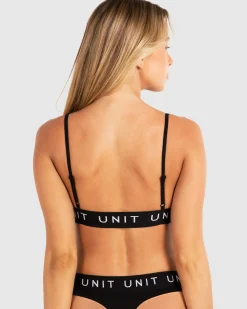 Unit Clothing UNIT Layer Ladies Triangle Bra BLACK New