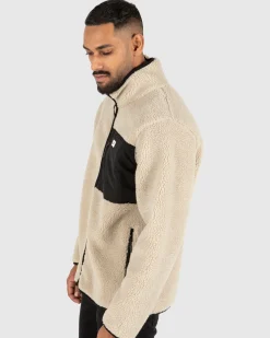 Unit Clothing UNIT Mens Claim Zip Thru Jacket CEMENT Hot