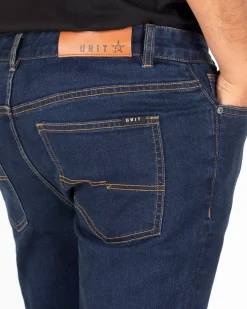 Unit Clothing UNIT Mens Elite Slim Fit Stretch Jeans Cheap