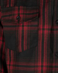 Unit Clothing UNIT Mens Newtown Flannel Shirt Cheap