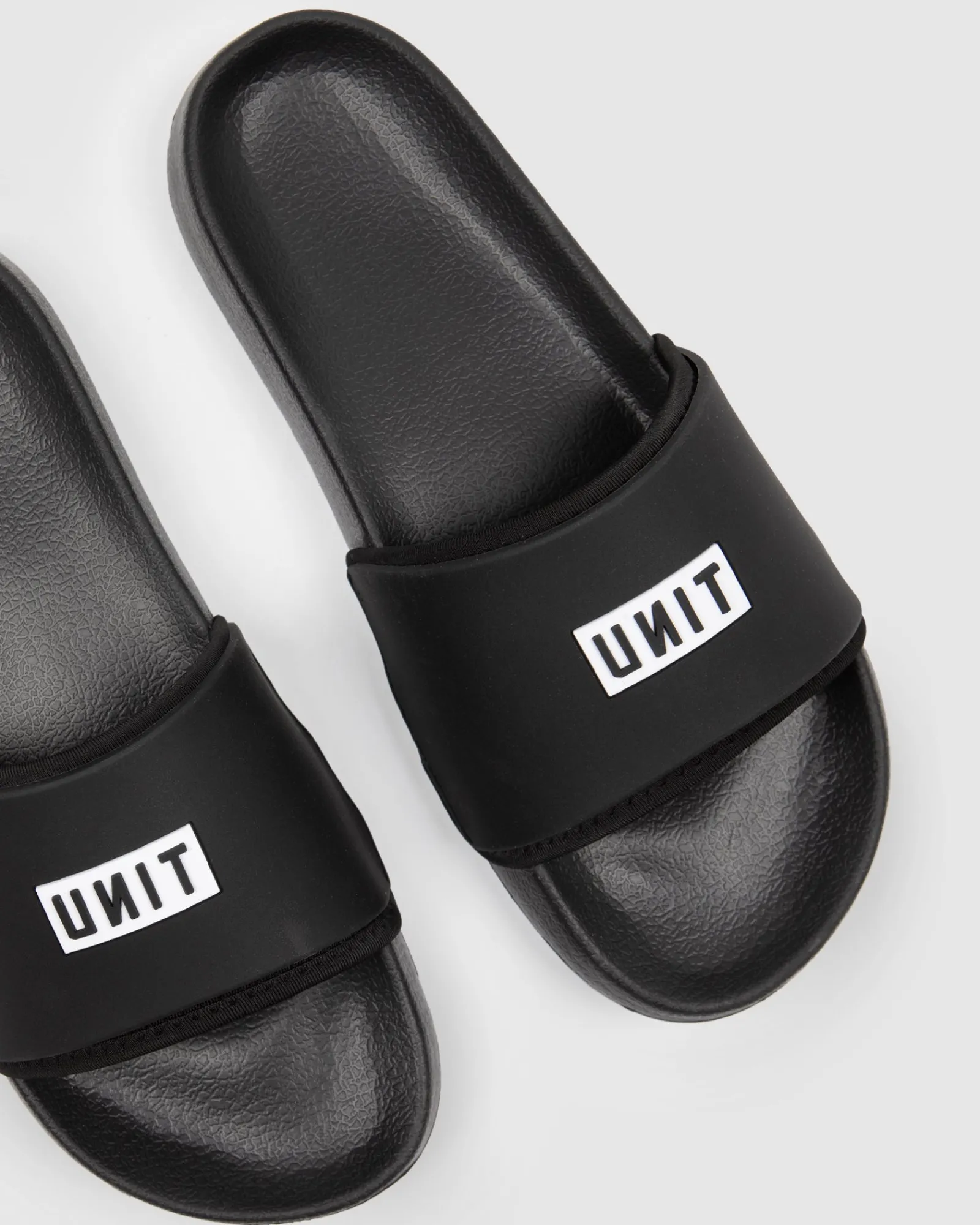 Unit Clothing UNIT Mens Stack Slide Footwear BLACK Discount