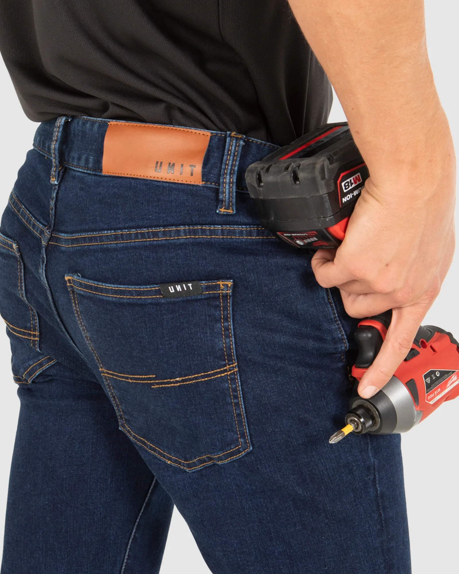 Unit Clothing UNIT Mens Stretch Workwear Jeans Sale