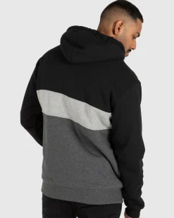 Unit Clothing UNIT Mens Unite Zip Thru Hoodie - Sherpa Lined BLACK Store