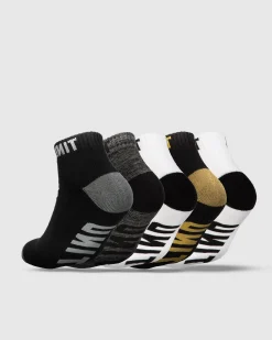 Unit Clothing UNIT Mens Vital Bamboo Socks - 5 Pack MULTI Clearance