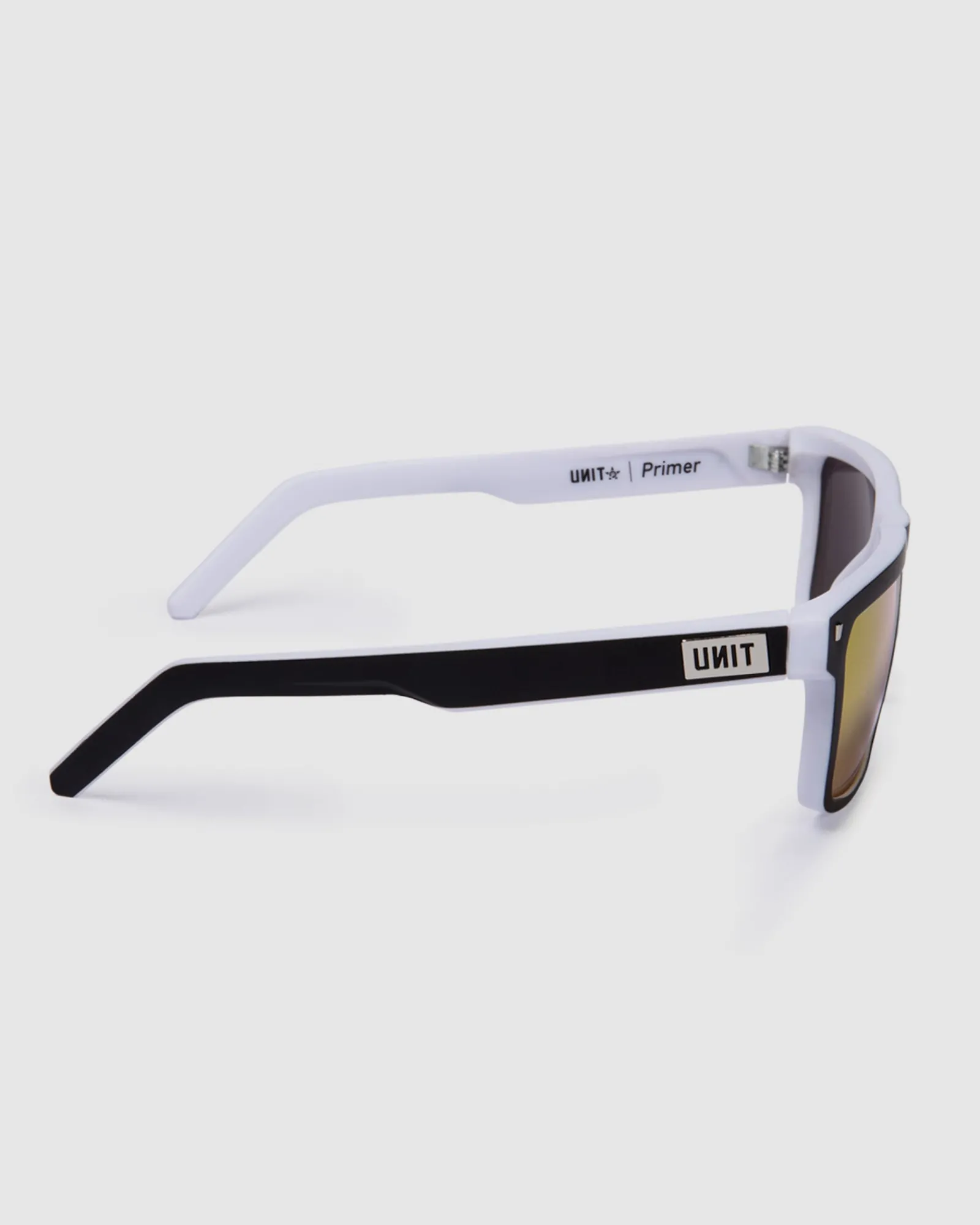 Unit Clothing UNIT Primer Sunglasses - Matte Black White Polarised MB WHITE Best