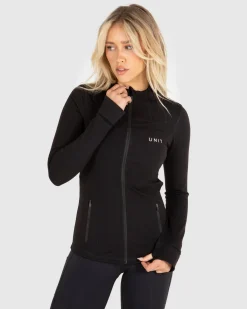 Unit Clothing UNIT Scope Ladies Stretch Jacket BLACK Fashion