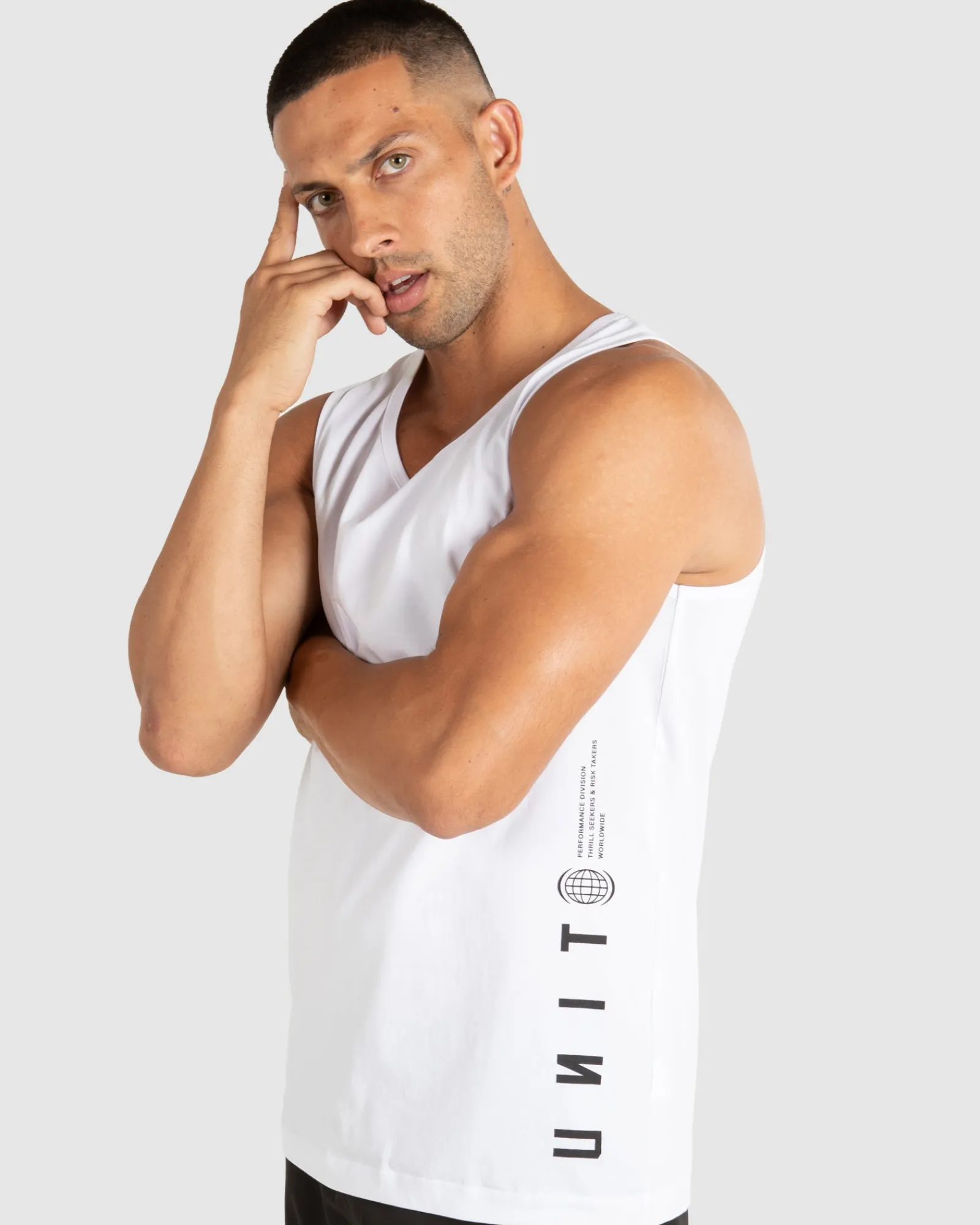 Unit Clothing UNIT Singlet Mens Lab Hot