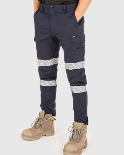 Unit Clothing UNIT Strike Reflective Work Pants NAVY Flash Sale