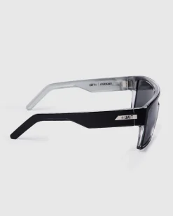 Unit Clothing UNIT Sunglasses Command - Polarised BLACK SILVER Best