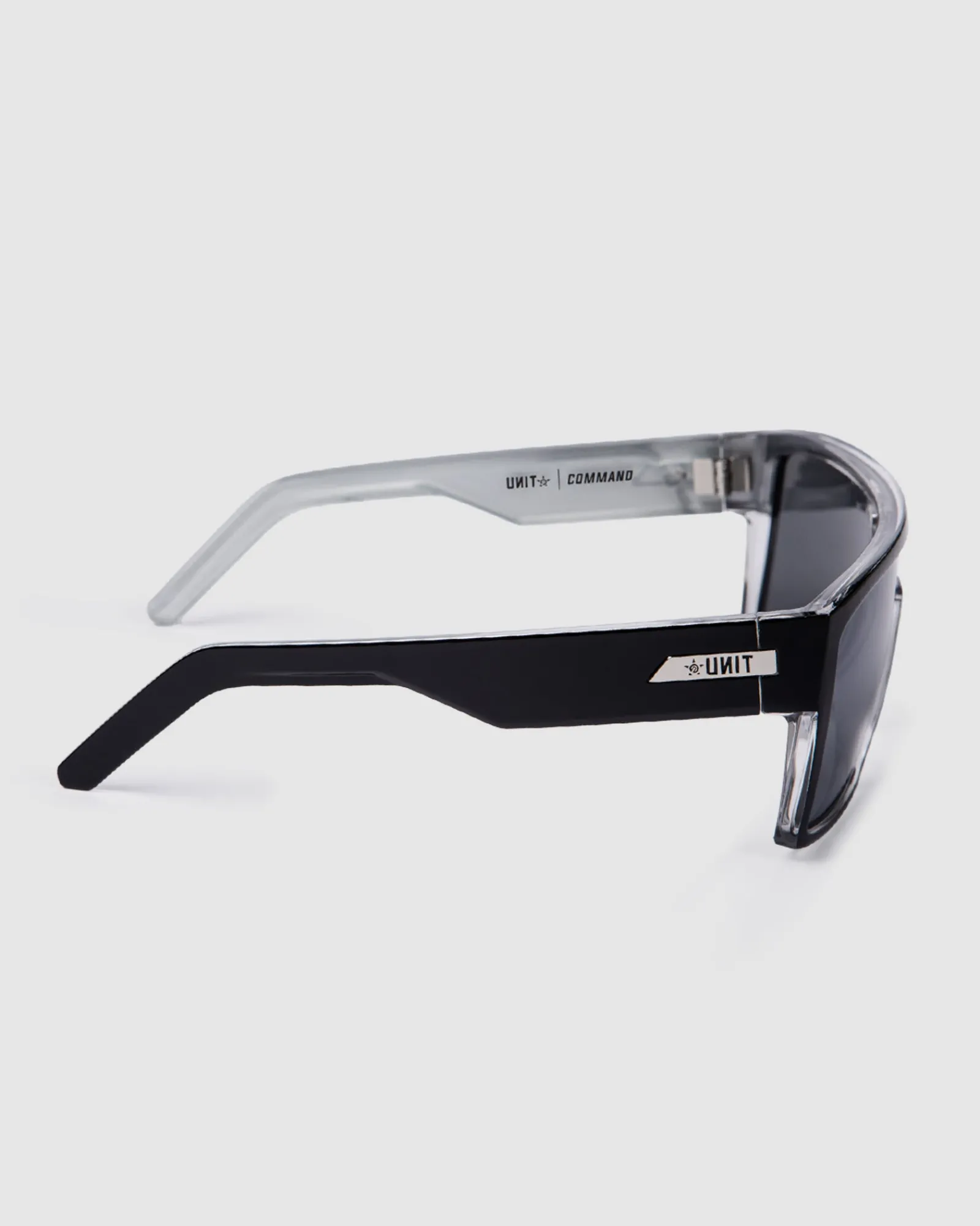 Unit Clothing UNIT Sunglasses Command - Polarised BLACK SILVER Best