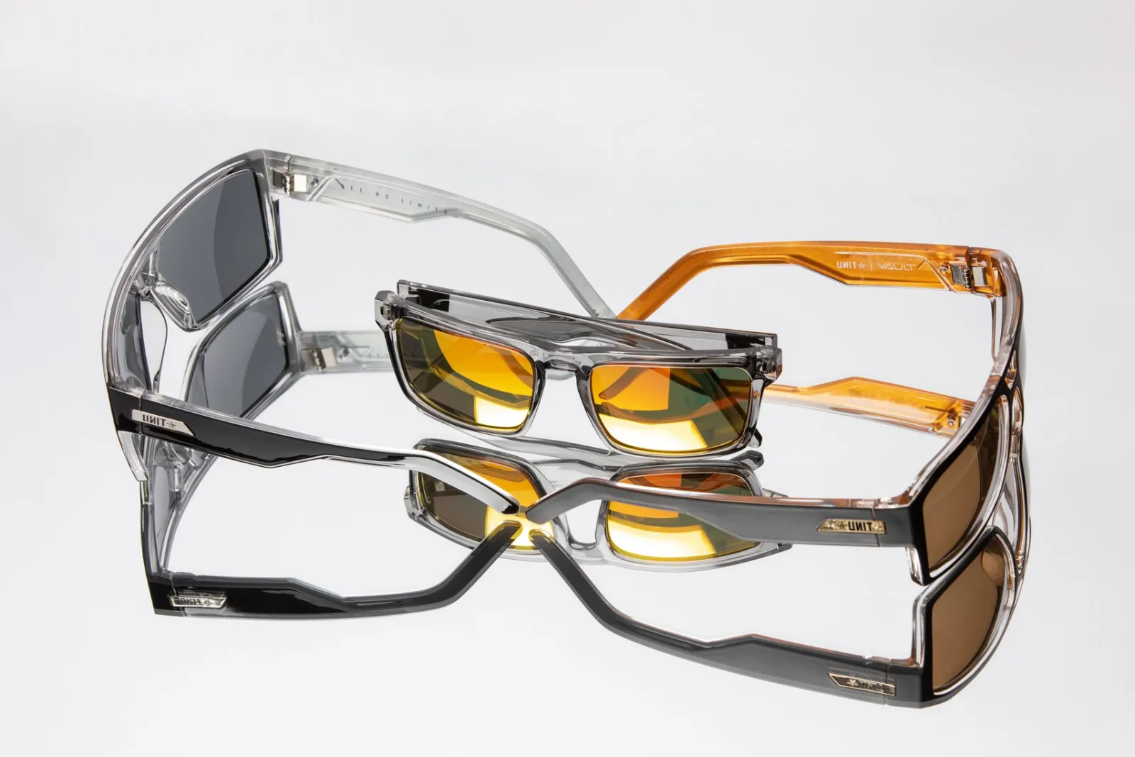 Unit Clothing UNIT Sunglasses Command - Polarised BLACK SILVER Best