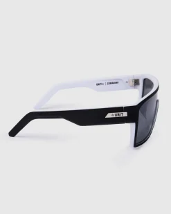 Unit Clothing UNIT Sunglasses Command - Polarised BLACK WHITE Outlet