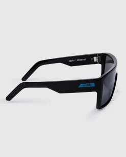 Unit Clothing UNIT Sunglasses Command - Black Gloss Polarised GB OXIDIZED Clearance