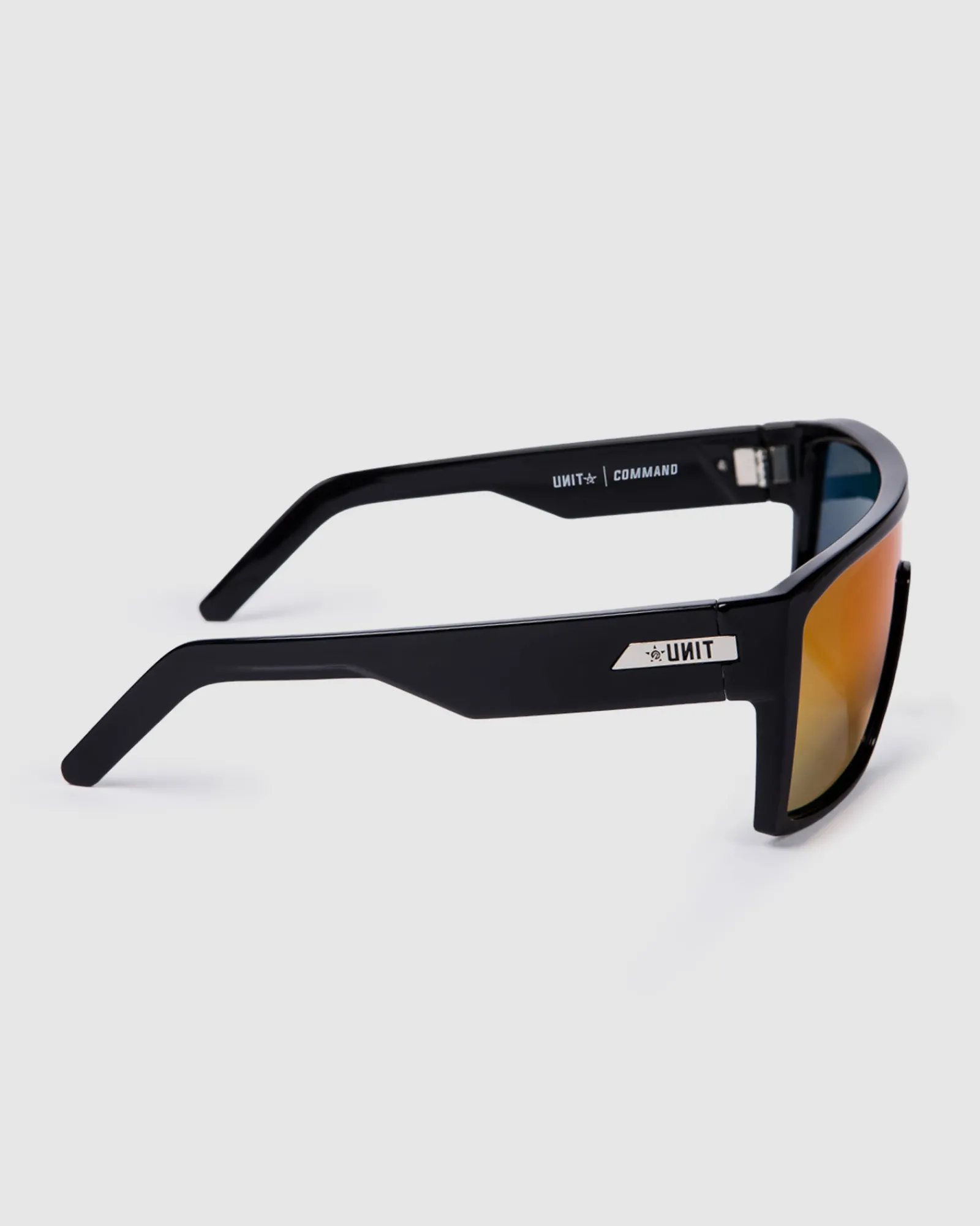 Unit Clothing UNIT Sunglasses Command - Black Purple Polarised BLK PUR ORA Sale