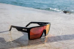 Unit Clothing UNIT Sunglasses Command - Black Purple Polarised BLK PUR ORA Sale