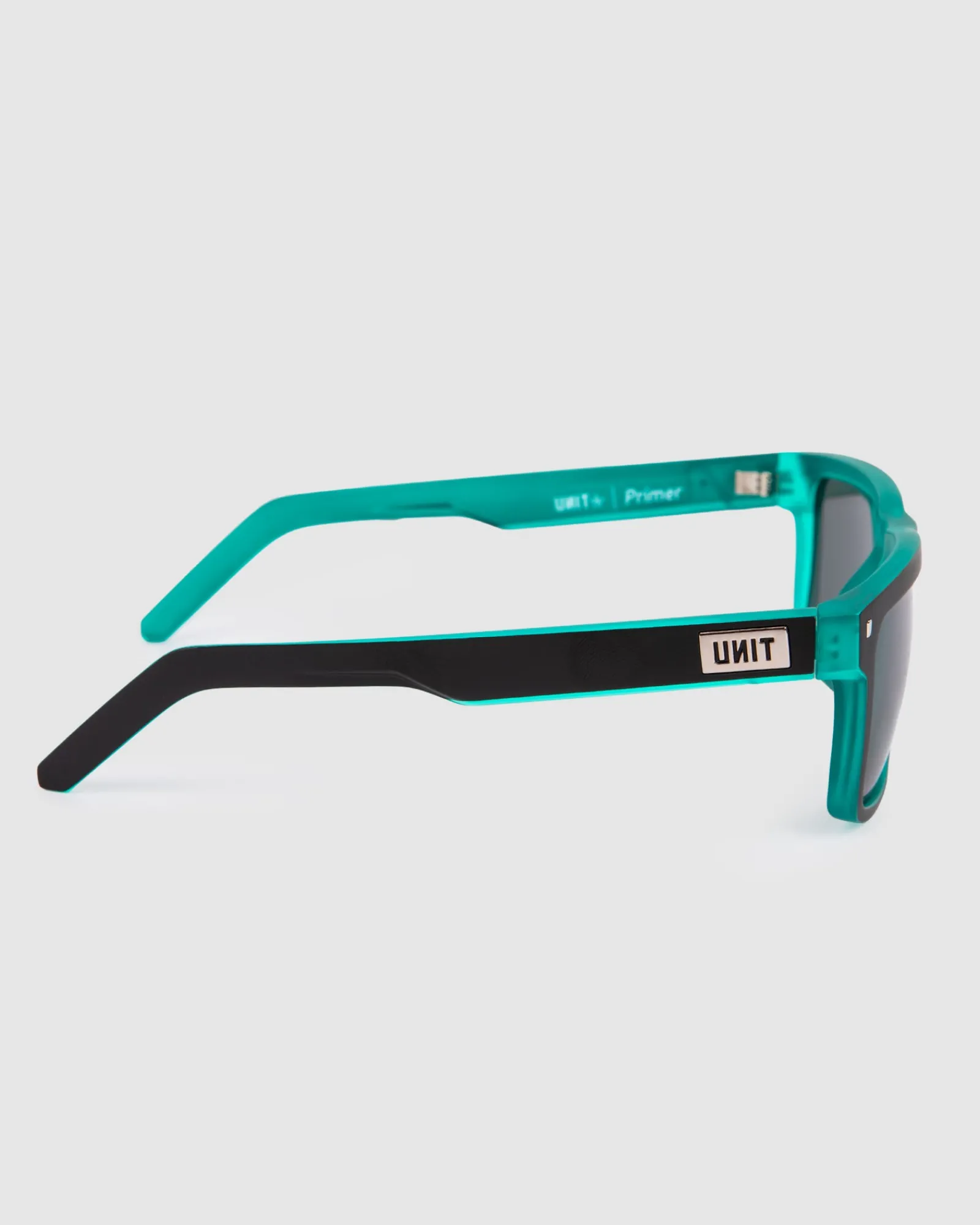 Unit Clothing UNIT Sunglasses Primer - Matte Black Teal Polarised MB TEAL Hot
