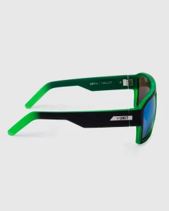Unit Clothing UNIT Sunglasses Vault - Matte Black Dip Green Polarised MB DIP GREEN Outlet