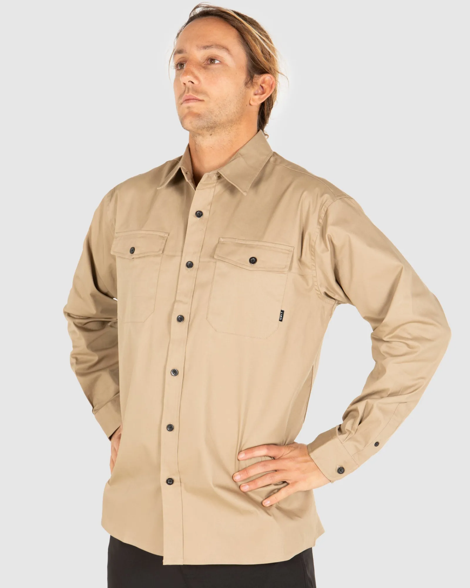 Unit Clothing UNIT Task Long Sleeve Work Shirt Fashion