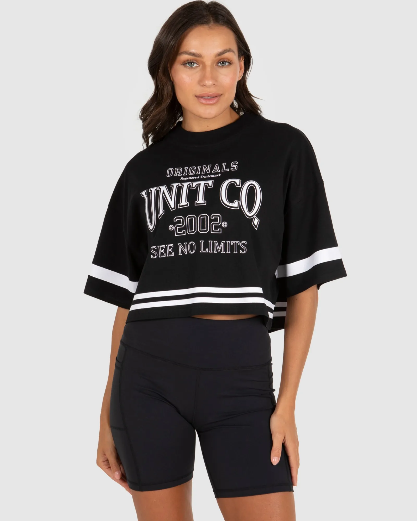 Unit Clothing UNIT Varsity Oversized Cropped T-Shirt Hot